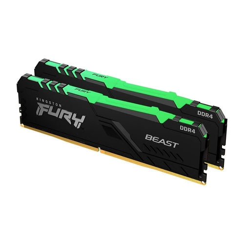 RAM Memory RGB Kingston Fury Beast KF432C16BBAK2/32 32 GB DDR4