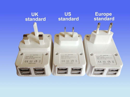 Estação de Carregamento USB com 4 Portas