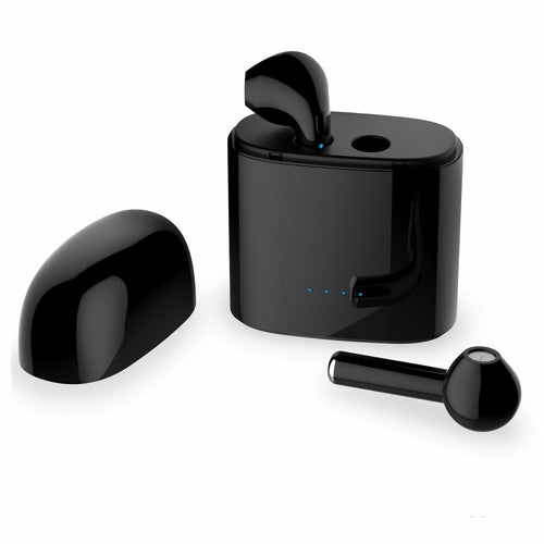 Auriculares Bluetooth Sem Fios com Caixa de Carregamento