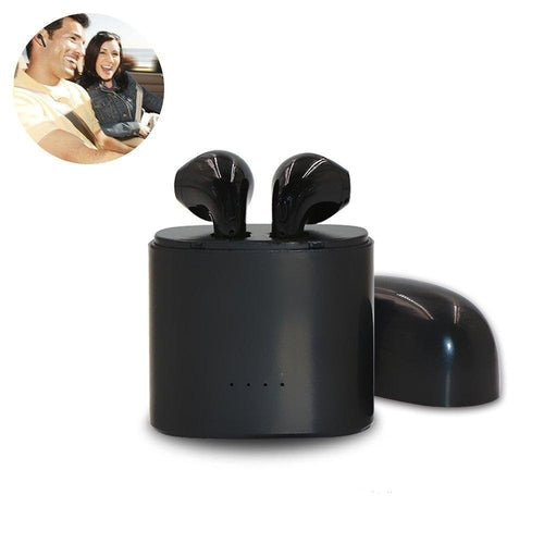Auriculares Bluetooth Sem Fios com Caixa de Carregamento
